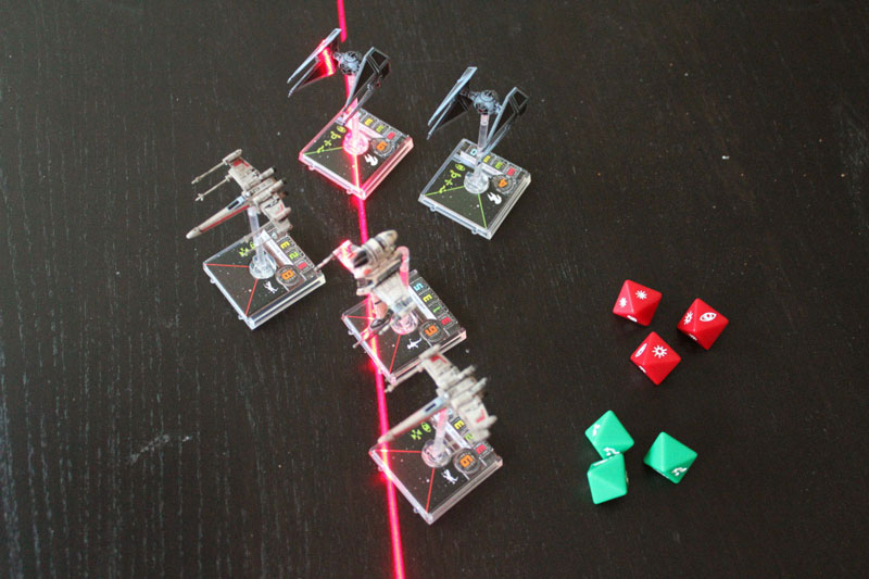 tabletop laser spieltisch linienlaser rot