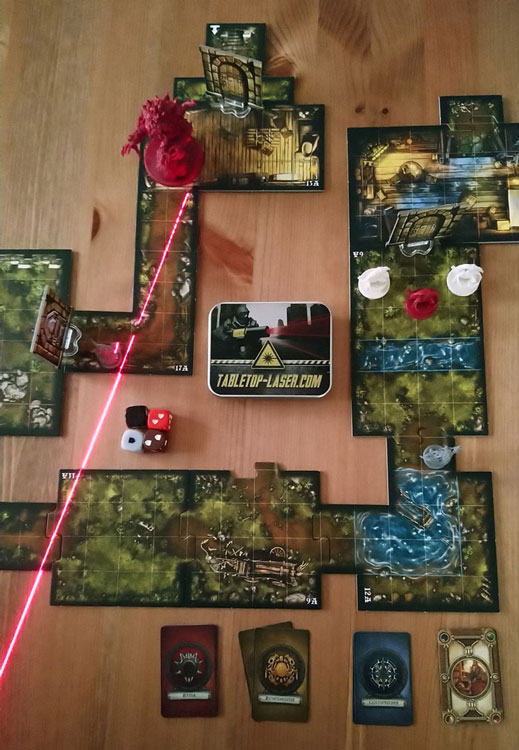 tabletop laser fan spielhilfe linienlaser rot